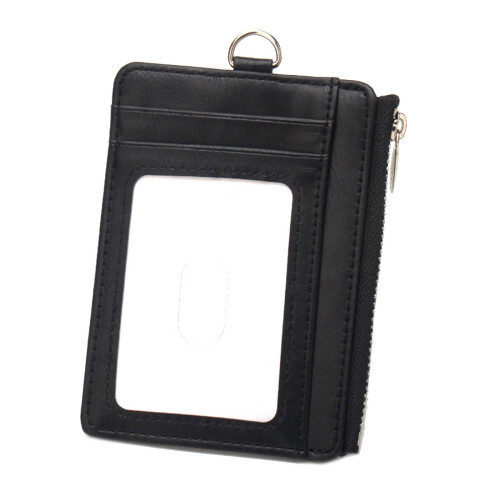 Λειτουργική θήκη σήματος από δέρμα PU με θήκες για κάρτες με ασφαλείς τσέπες και