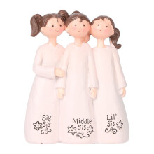 Statue d'ange gardien peinte à la main, cadeau d'amitié pour amies et sœurs, cadeau inspirant et de sympathie pour femmes et filles