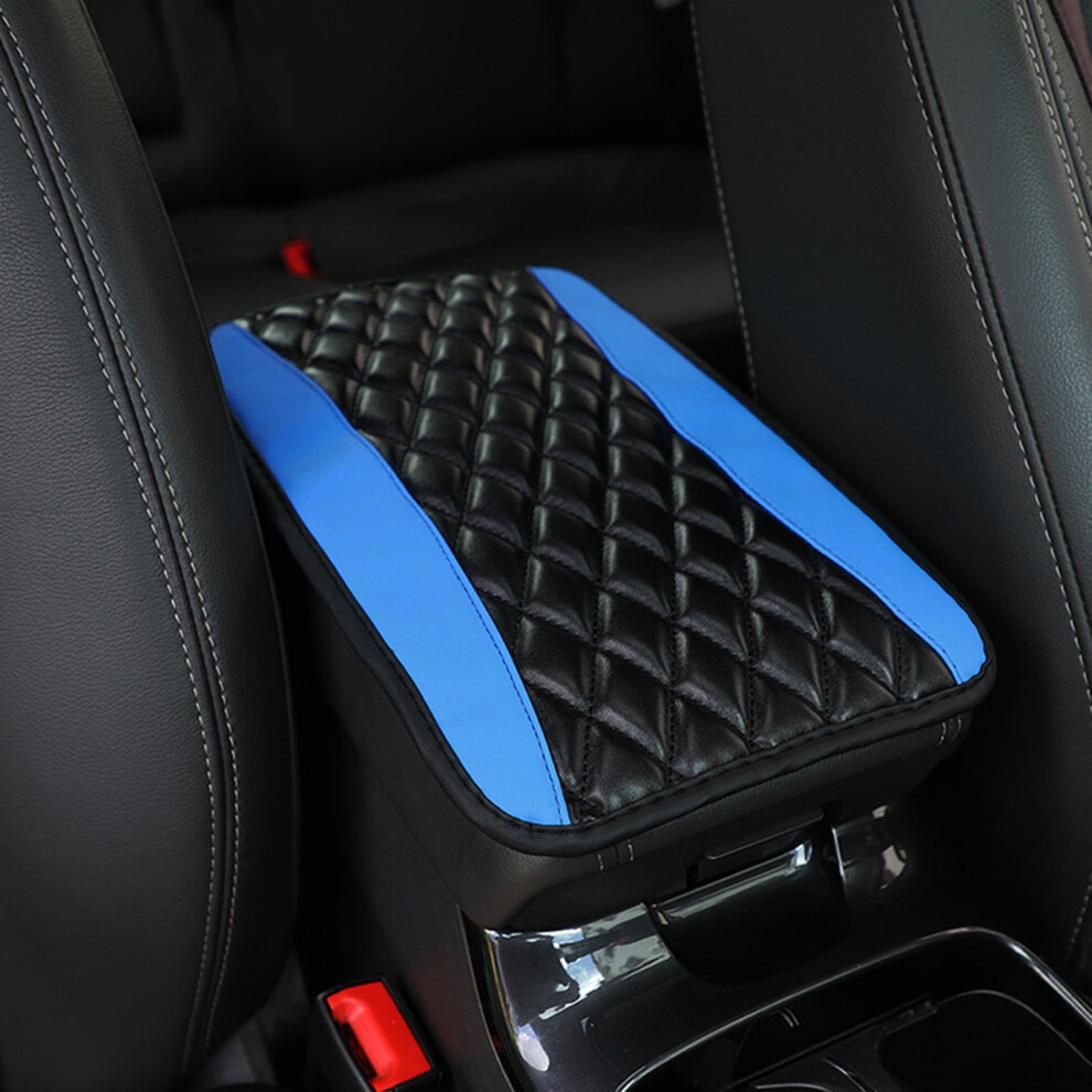 Leather Car Armrest Box Mat, [Universal] - Car Center Console Cover Mat Leather Car Armrest Cover, Truck/Car Armrest Mat Mat 9485826610694