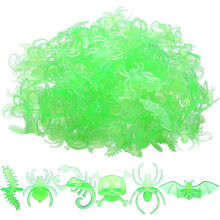 Glow-in-Dark Spider and Bat Rings for Kids – 60 pcs