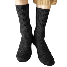 Mens Wool Socks Cotton Crews Socks Dress Socks Thermal Thick Hiking Socks Winter Warm Boot Socks for Cold Weather Gifts