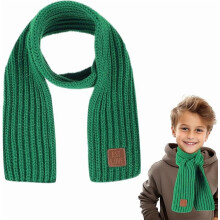 Kids Winter Knit Scarf, Soft Acrylic, 110 cm