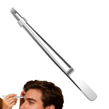 Stainless Steel Eyebrow Tweezers Precision Facial Hair