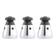 Pressure Cooker Relief Jigger Valve Set 3 Pcs Black Metal