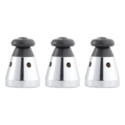 Pressure Cooker Relief Jigger Valve Set 3 Pcs Black Metal