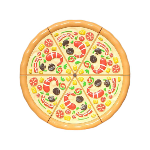 Pizza Toy Plastic Pretend Play Set 12 Pieces