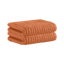 Serviette de bain en coton peigné 70 x 135 cm, polaire corail, épaisse, absorbante, séchage rapide, non pelucheuse, couleurs grand teint –