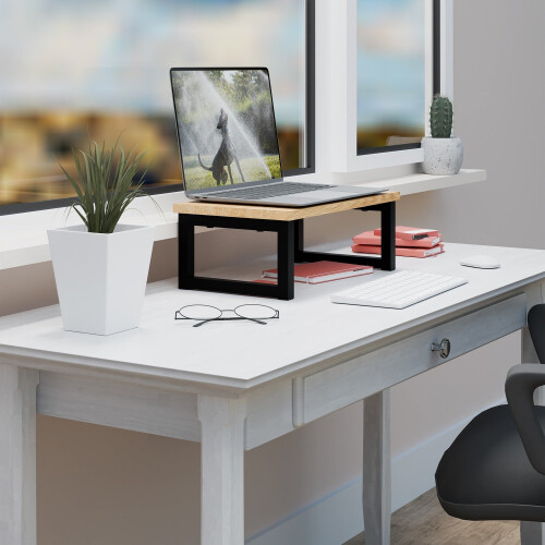Monitorständer mit Ablage - Industriedesign 1