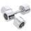 Chrome Dumbbell Set, 2 Pieces 1