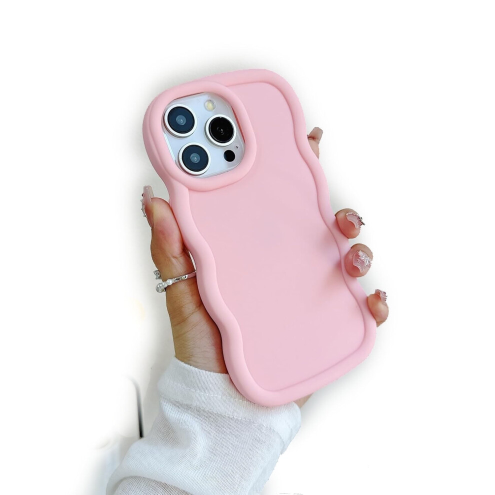 Cute Wavy Edge Silicone Case For Iphone 16 (6.1") – Thin, Shockproof, Girly Colors – Compatible With Iphone 16 9130661910880