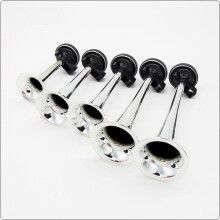 Musical 5 Air Horns 12V Dixieland Melody Trumpet Truck Horn with Compressor for Vehicle Car Truck Boat