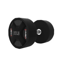Mancuerna de poliuretano de 27,5 kg: equipo de fitness duradero