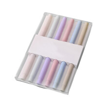 Dual-tip pastel highlighters: fine & chisel tips, no bleed/smear, compatible with Bible/journaling, assorted colors
