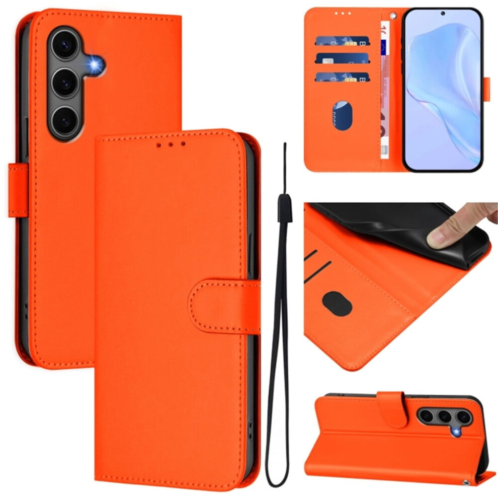 Wallet Case For Samsung Galaxy S25+ 5G Pu Leather Magnetic 937196935277