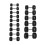 Hex Dumbbell 32,5 kg - Rubberen coating, anti-rol ontwerp 1