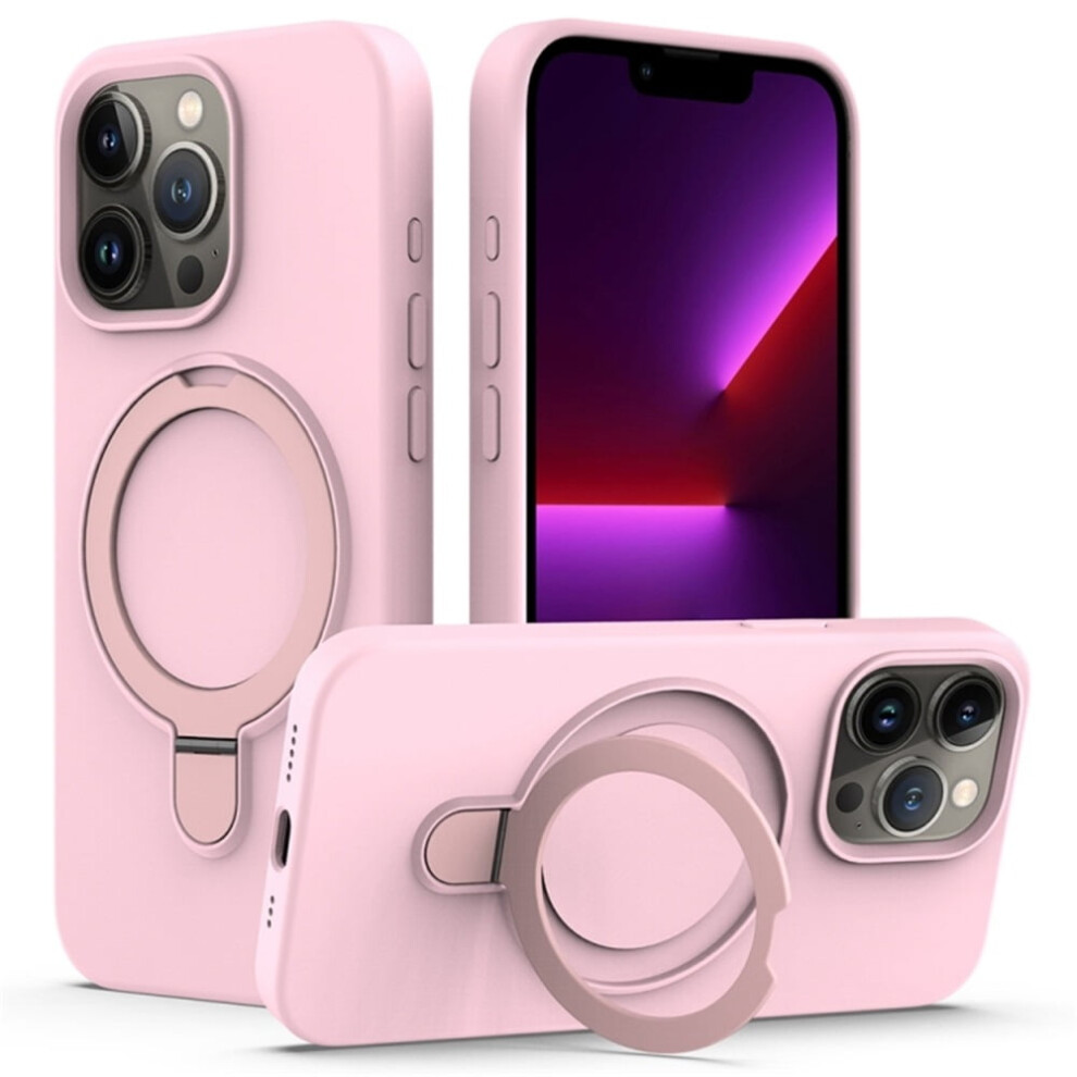 Iphone 15 Pro Max Magnetic Liquid Silicone Case Pink 937196934393