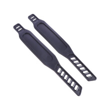 Adjustable Bike Pedal Straps 2 Pcs Plastic Exercise Bike Pedal Straps for Cyclists and Riders