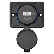 Presa USB per camper, pannello a parete con 3 prese USB da 1A, presa USB per auto, stazione di ricarica USB, adattatore di ricambio per presa USB con