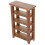 Brown wooden mini bookshelf decorative multilayer display 1