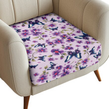 Housse de coussin de canapé en spandex à fleurs papillon – Housse de siège séparée, compatible avec les coussins standards, cadeau pour femme