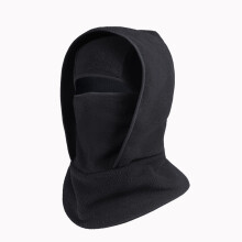 Unisex Winter Warme Sturmhaube Mütze Schal Integrierter Winddichter Ski Radfahrer Halswärmer Schwarz