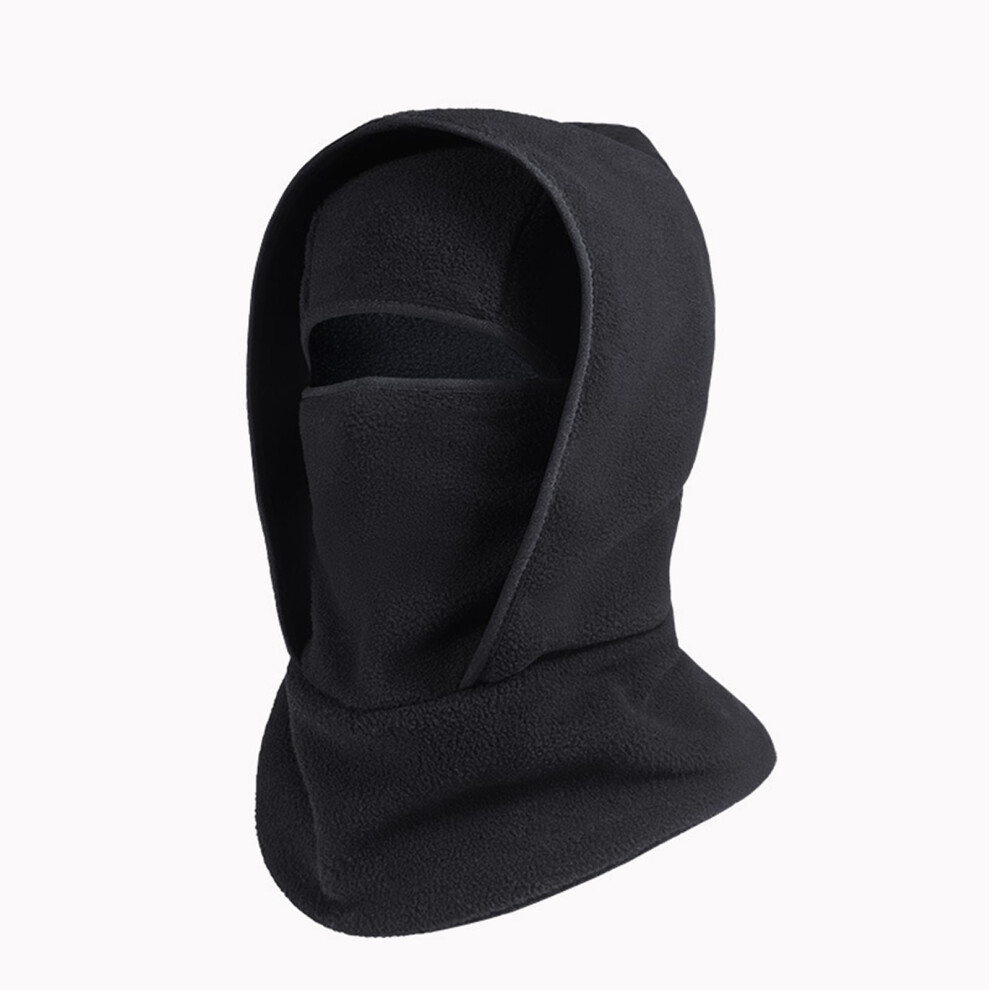 Unisex Winter Warm Balaclava Hat Scarf Integrated Windproof Ski Cycling Neck Gaiter Black 9165521625437
