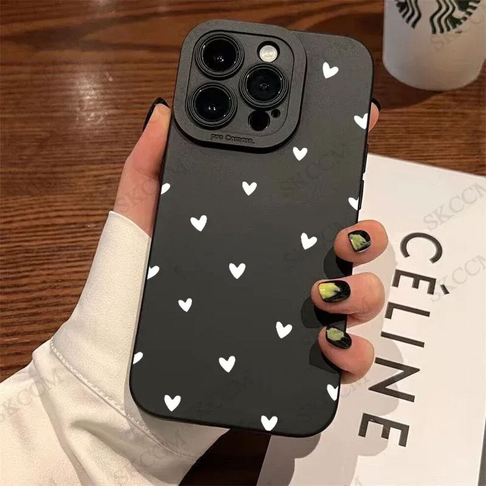 Love Heart Phone Case For Iphone 15Â7 Plus Black 971050334820