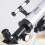 Refractor Astronomy Telescope with Adjustable Tripod for Star Gazing Planets 2