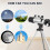 Refractor Astronomy Telescope with Adjustable Tripod for Star Gazing Planets 8