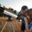 Refractor Astronomy Telescope with Adjustable Tripod for Star Gazing Planets 9