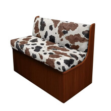 Housse de canapé de dînette de camping-car à motif vache – Extensible, lavable en machine, housse douce compatible avec les canapés deux places
