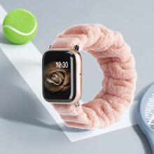 22 mm smartklockarmband, stretchigt hårband för 1-8 generationer, återanvändbart bekvämt ersättningsarmband