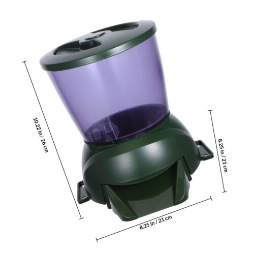 Automatic Fish Feeder with LCD Display Timing for Aquarium Pond No Battery 1