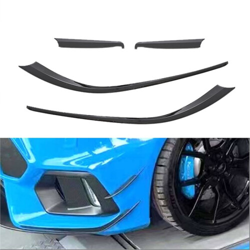 Car Front Bumper Wind Spoiler Bumper Protector Fixed Wind Wing Trim for  Focus  MK3 2012-2018 1