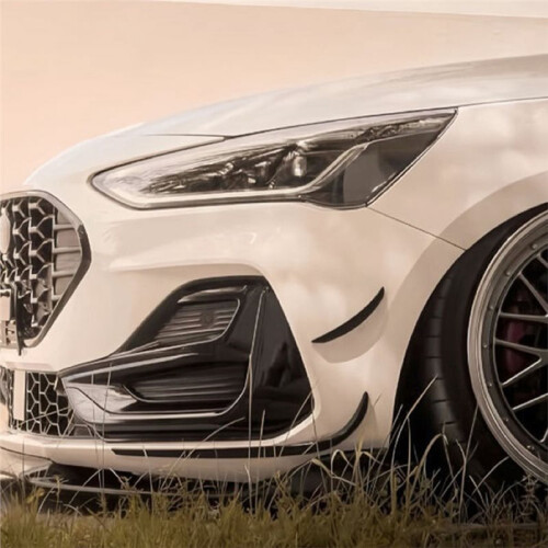 Car Front Bumper Wind Spoiler Bumper Protector Fixed Wind Wing Trim for  Focus MK4.5 ST- 2023-2026 2