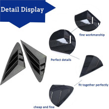 Rear Side Window Louvers for Sonata DN8 2020-2024 Air Vent Scoop Louver Window Scoop Louver Cover Trim