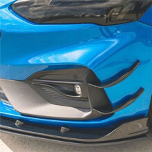 Car Front Bumper Wind Spoiler Bumper Protector Fixed Wind Wing Trim for Focus MK4 ST- 2019-2022