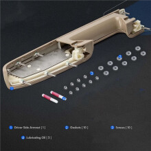22818467 Front Left Armrest Repair Kit for Chevy Silverado 1500 2500HD 3500HD 2010-2014 for Sierra 1500 2500 HD