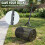 24" Steel Compost Spreader Roller Overseeding Peat Grass Seed Manure Topsoil 70L 5