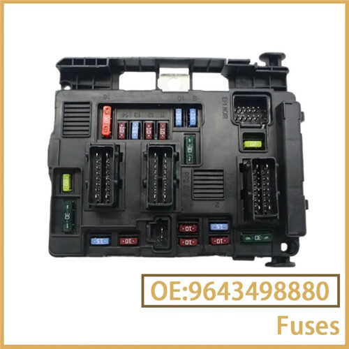 9643498880 Car Fuse Box Voltage Module Battery Sensor for  206 307 406  C3 C2 2004 Sxara 2
