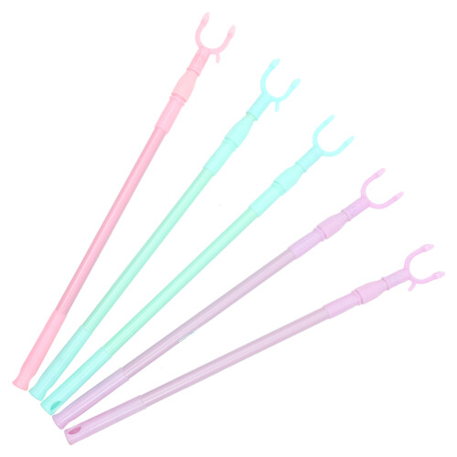 10Pcs Retractable Clothes Rods for Wardrobe Balcony Assorted Colors 2