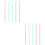 10Pcs Retractable Clothes Rods for Wardrobe Balcony Assorted Colors 8