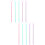 10Pcs Retractable Clothes Rods for Wardrobe Balcony Assorted Colors 9