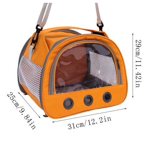 Portable Foldable Bird Carrier for Small Parrots and 2