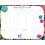 Anker Floral Weekly Planner Whiteboard with Dry Wipe Marker 2