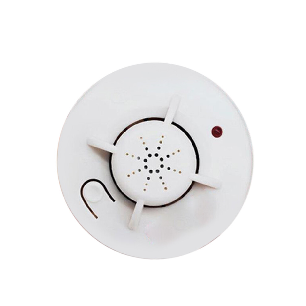 Loud Built-in Siren Smoke Alarm Detectors Quick Detection LED Warning Wireless Installation Photoelectric Technology For Household Safety