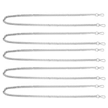 Not Easy To Fade Or Rust Replacement Bag Chain Strap For Jewelry DIY Accessories, Upgrade DIY Bag Aluminum Chain With Secure Attachment Snap Hook