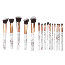 Premium Synthetic Bristles Ideal For Gift Marble Makeup Brush Set Soft And Odor-Free Natural Synthetic Bristles Cruelty Free Makeup Brush