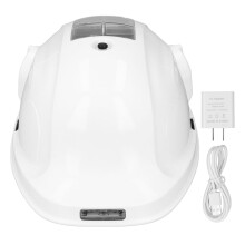 Schutzhelm mit solarbetriebenem Lüfter, eingebautem Akku und SOS-Alarm für zuverlässige Kühlung und Notfallunterstützung