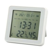 Bluetooth digitale hygrometer voor binnen, thermometer met bewaking op afstand via app, meldingen via slimme app, gratis gegevensopslag, breed